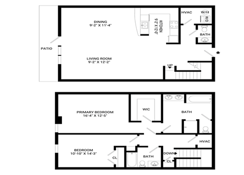 Allure Townhome Floor Plan | 1,740 Sq. Ft. at Mayton Transfer Lofts, Petersburg, 23803